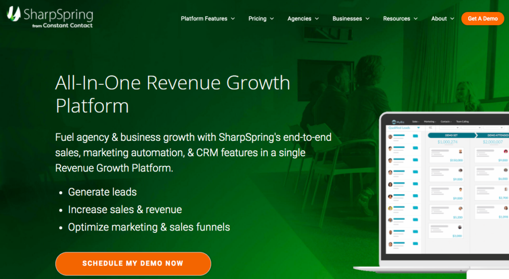 SharpSpring revenue growth platform